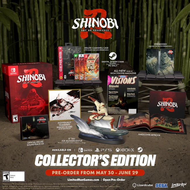 SHINOBI: Art of Vengeance Collector's Edition