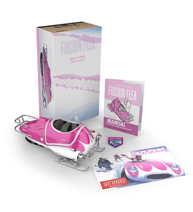 Fallout Hot Pink Snowtrack Flea Die-Cast Replica (Bethesda Gear Exclusive)