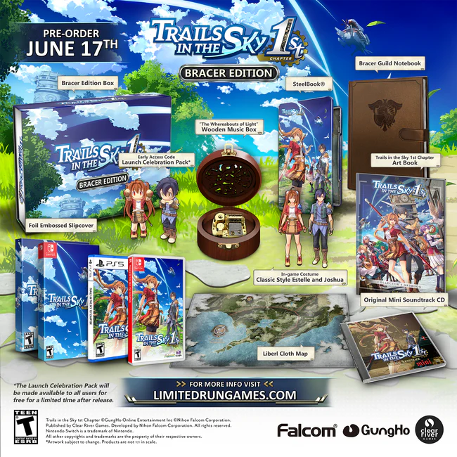 Trails in the Sky 1st Chapter Bracer Edition