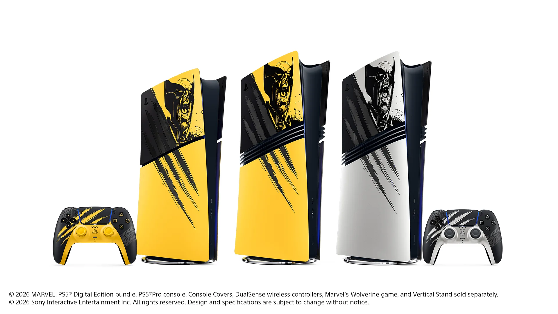 Marvel’s Wolverine Limited Edition PlayStation 5 Console Covers