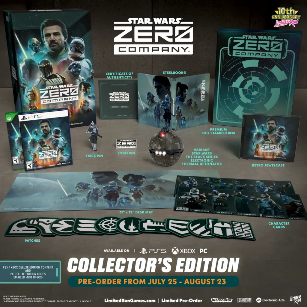 STAR WARS Zero Company Collector's Edition