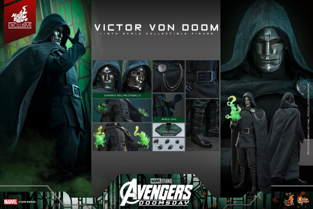 Avengers: Doomsday – 1/6th Scale Victor Von Doom Collectible Figure Hot Toys Exclusive