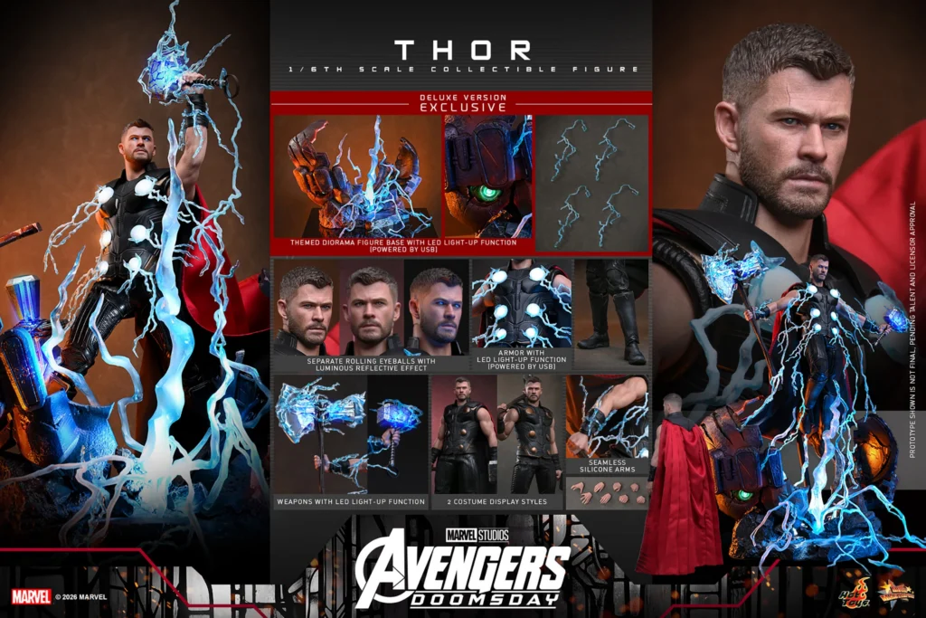 Avengers: Doomsday Thor 1/6 Scale Figure Hot Toys