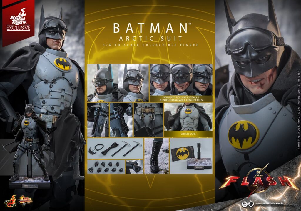 The Flash Movie: Batman Arctic Suit Figure Hot Toys
