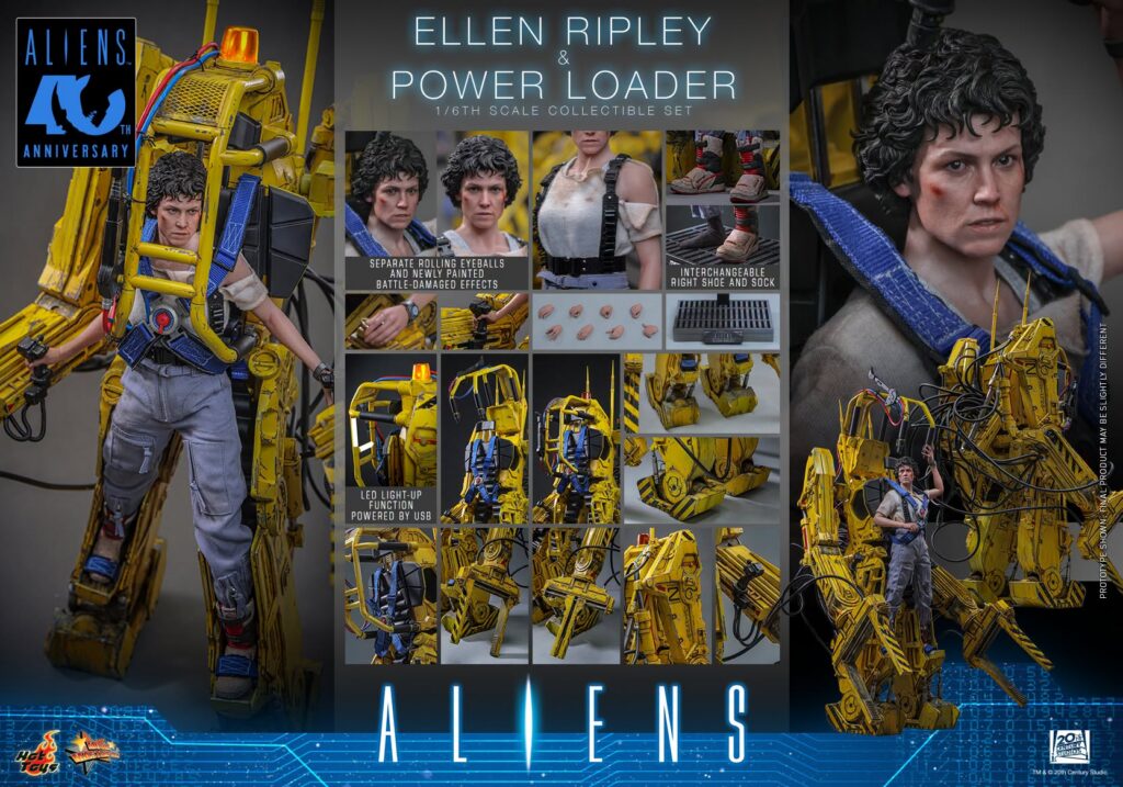 Aliens: Hot Toys Power Loader and Ripley