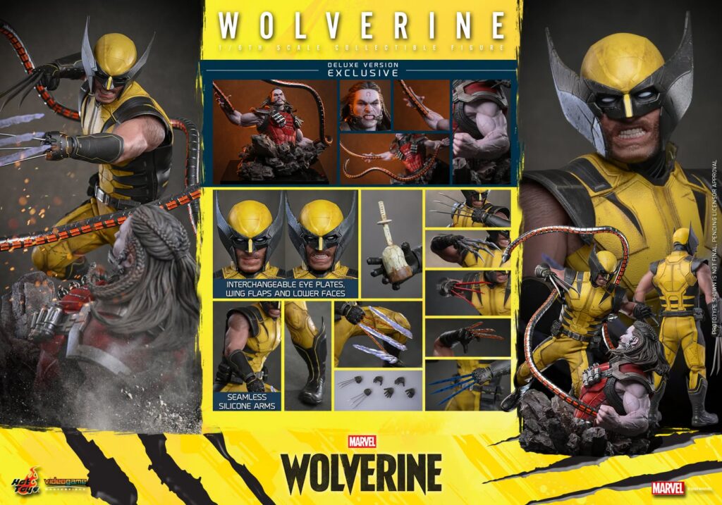 Marvel’s Wolverine – 1/6th Scale Wolverine Figure Hot Toys Deluxe