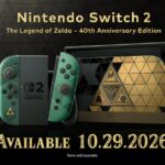 Nintendo Switch 2 The Legend of Zelda 40th Anniversary Edition Update