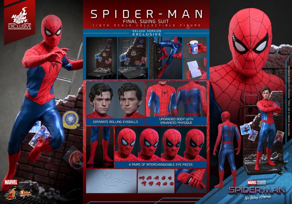 Spider-Man: No Way Home – Hot Toys Spider-Man Final Swing Suit Deluxe Version